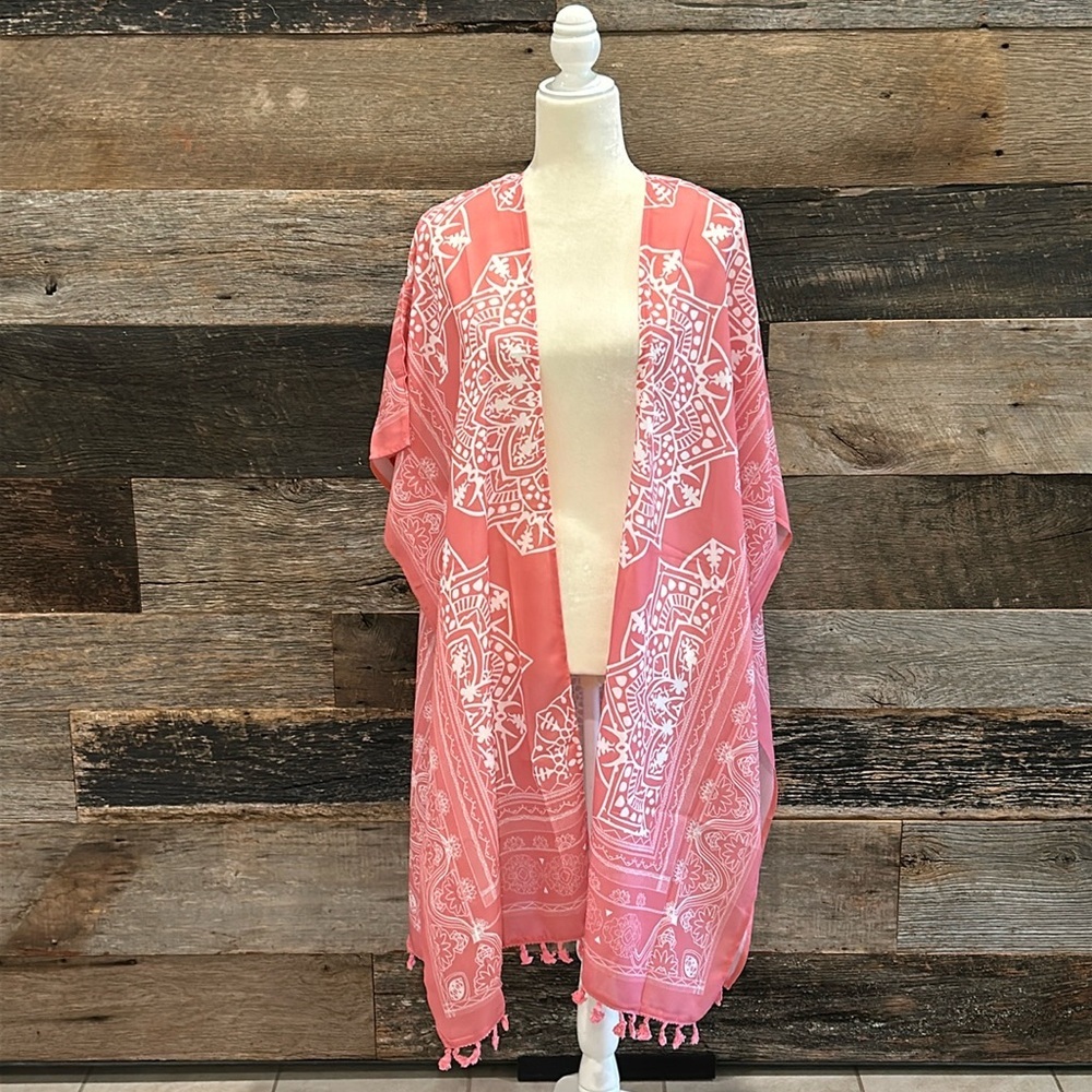 NEW Dokotoo Women’s Beach Vacation Long Kimono One Size - Picture 2 of 11